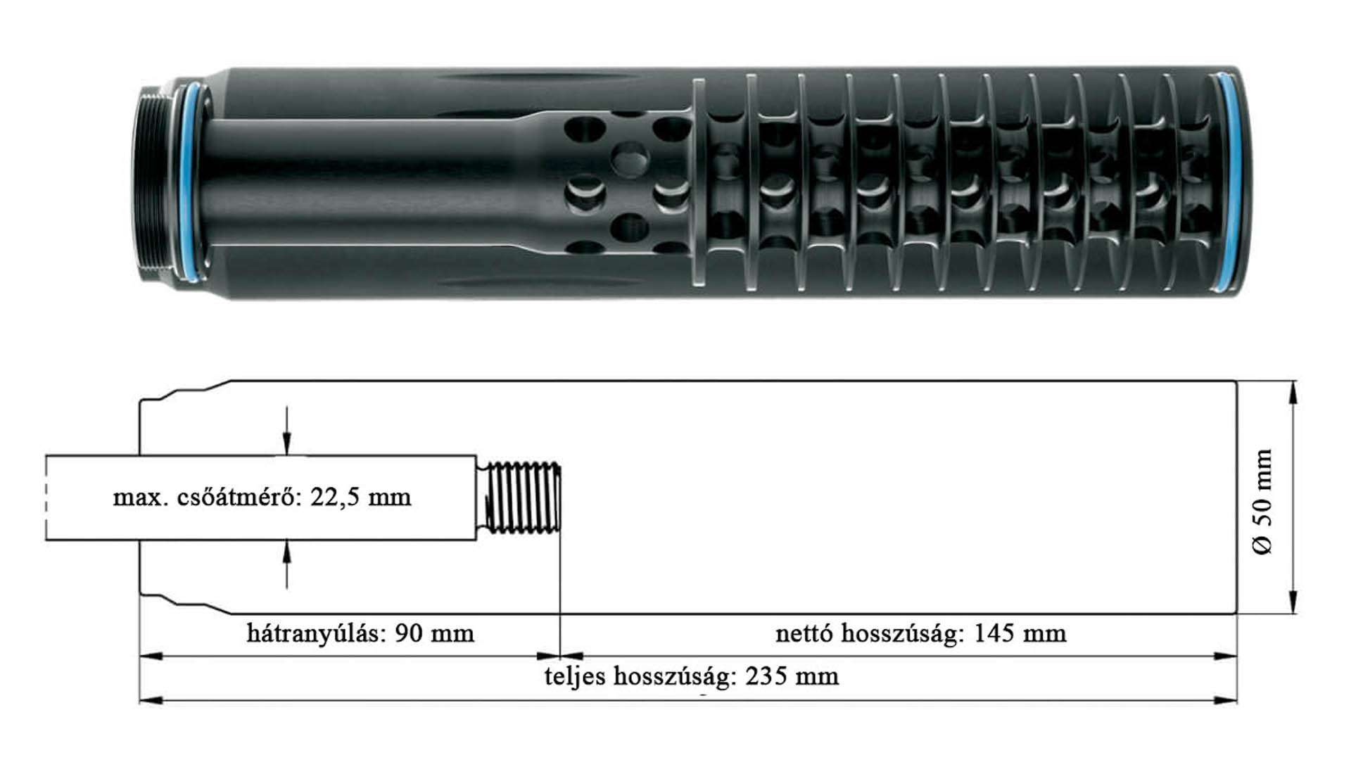 ERA® SILENCER SOB 1 Hangtompító ERA®LOCK Gyors Oldással
