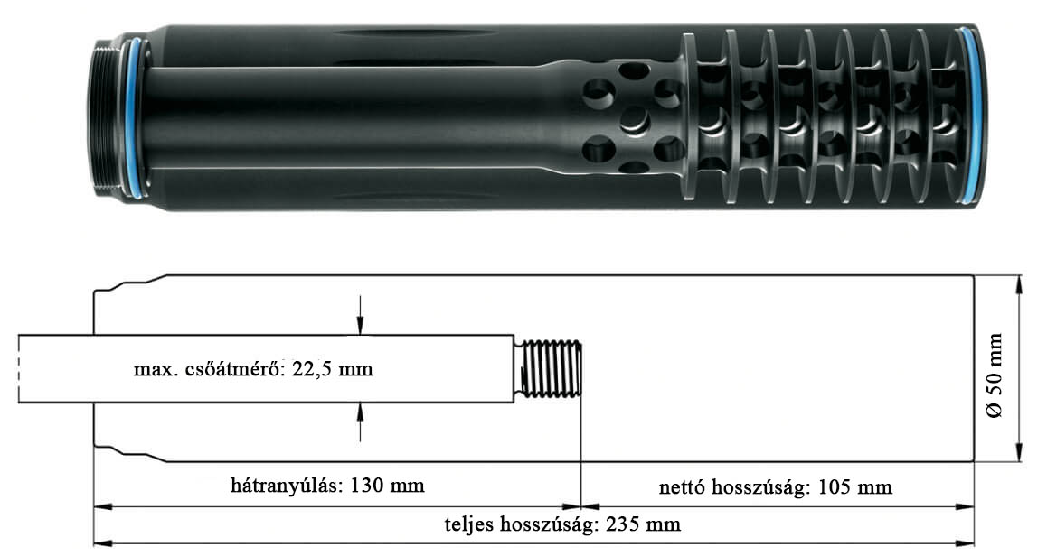 ERA® SILENCER SOB 2 hangtompító ERA®LOCK gyorsoldással