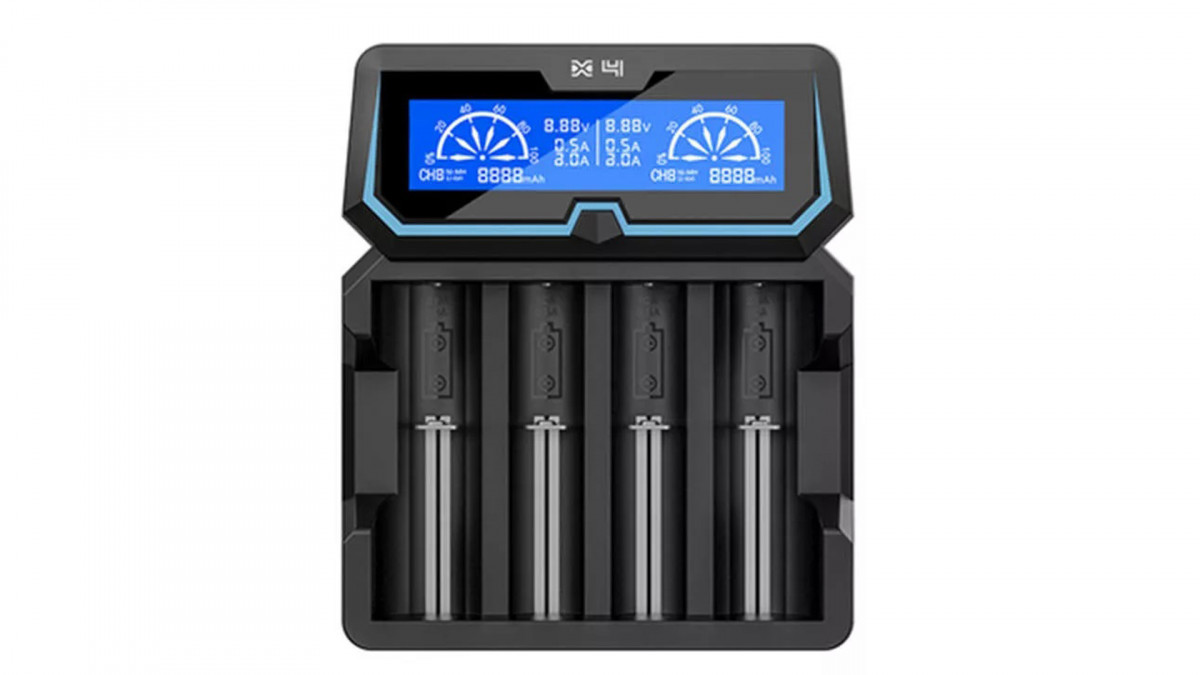XTAR X4 intelligens univerzális négy öblös töltő