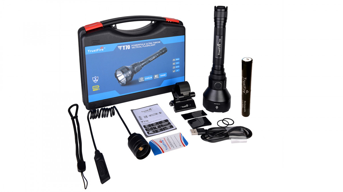 Trustfire T70U LED vadászlámpa szett