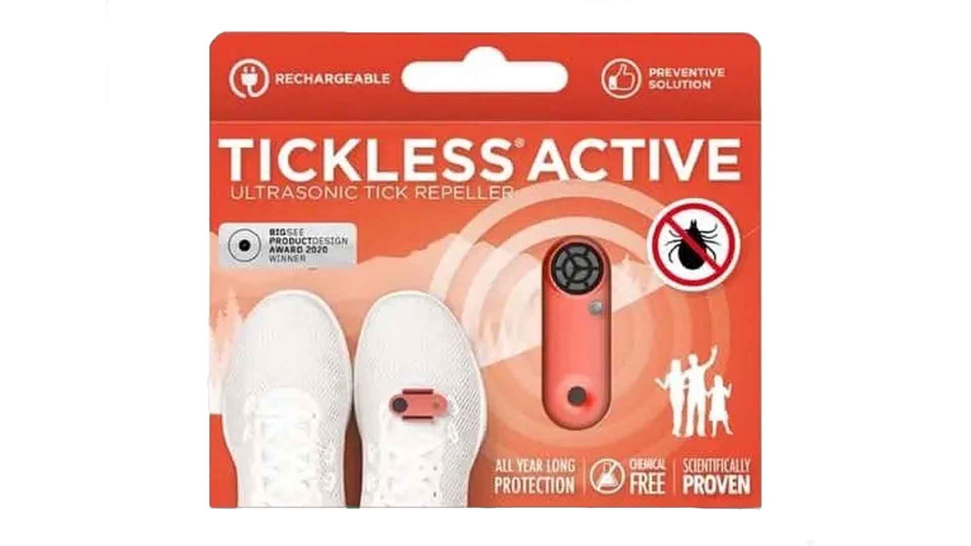 Tickless Active ultrahangos kullancsriasztó narancs