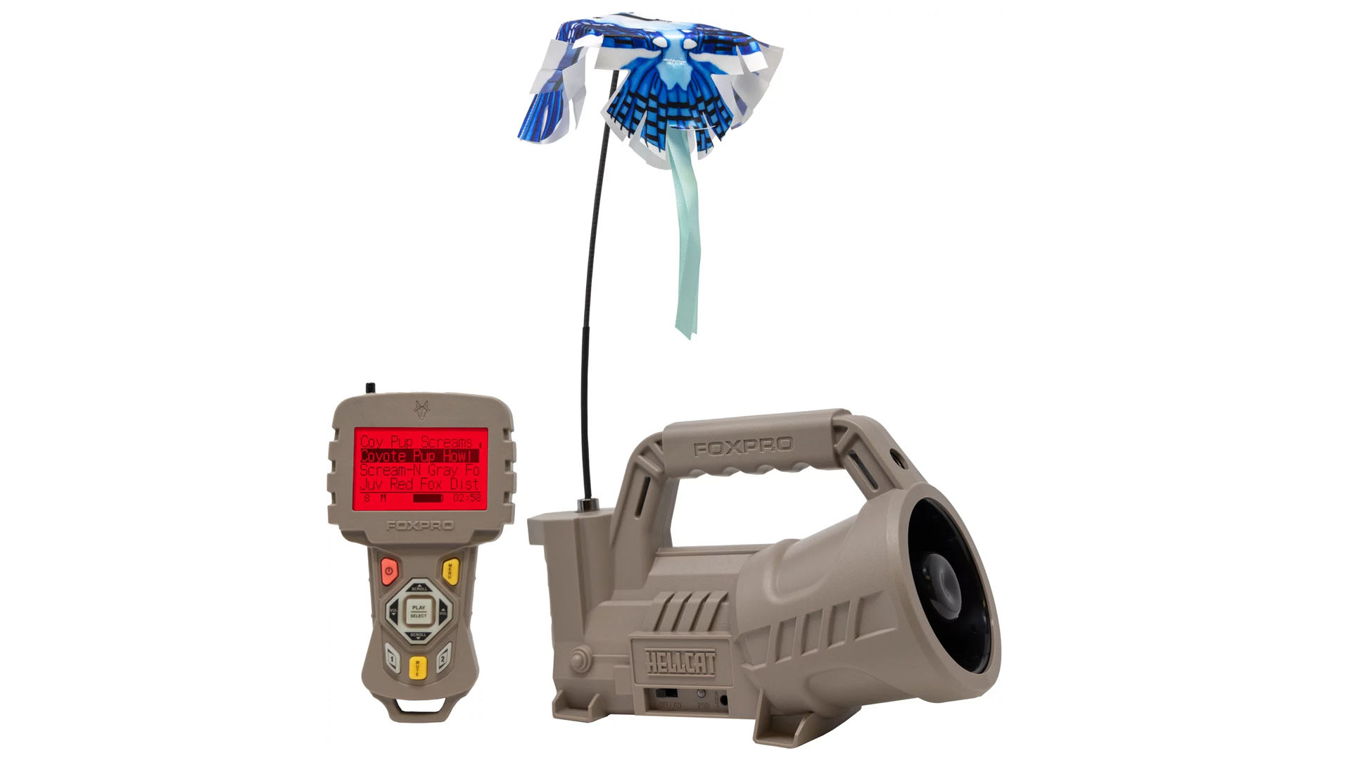 Foxpro Hellcat elektromos hívó, mozgó csalival + 70 ragadozó hanggal