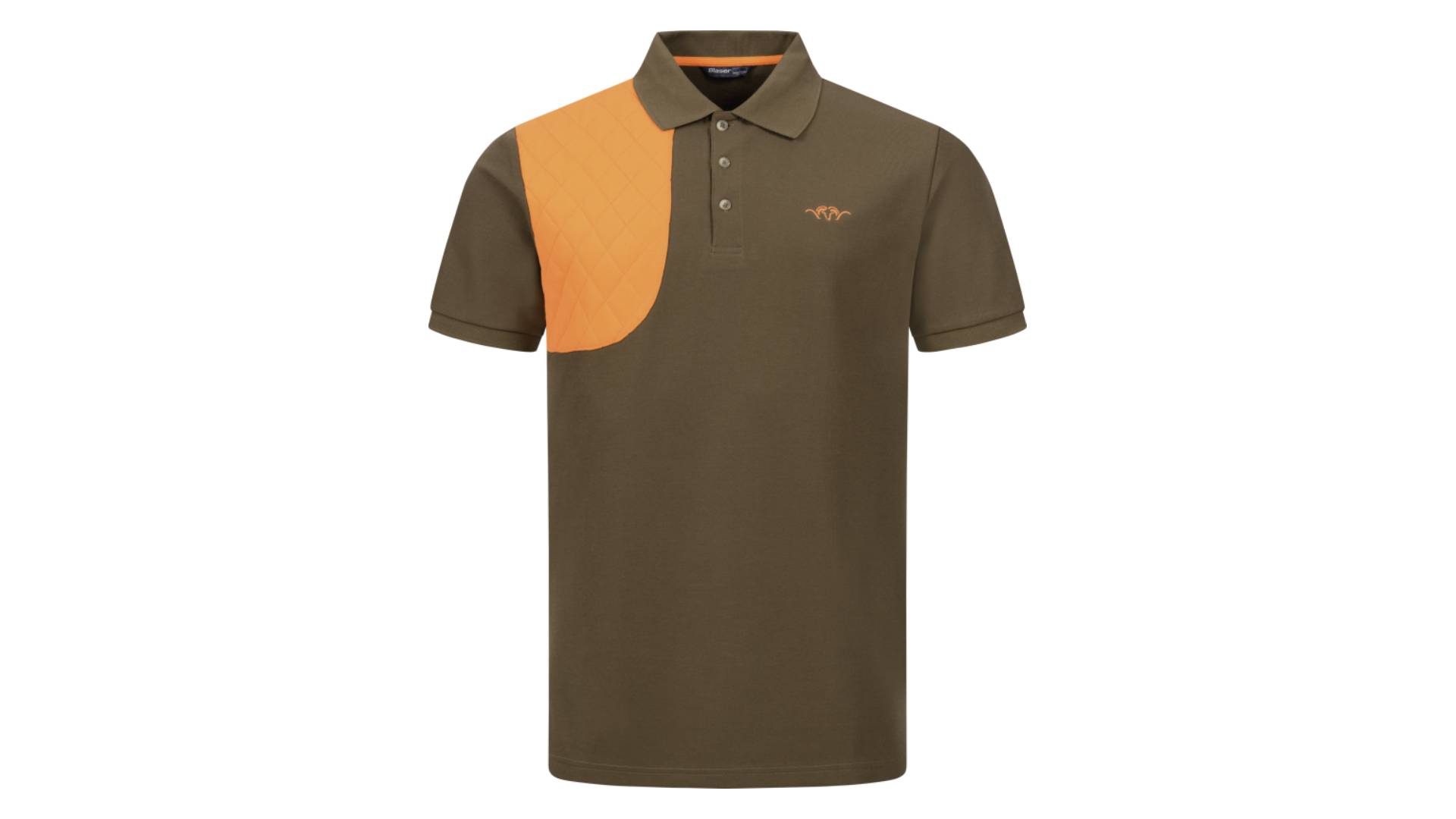 Blaser Shooting Patch lövészpóló barna-narancs