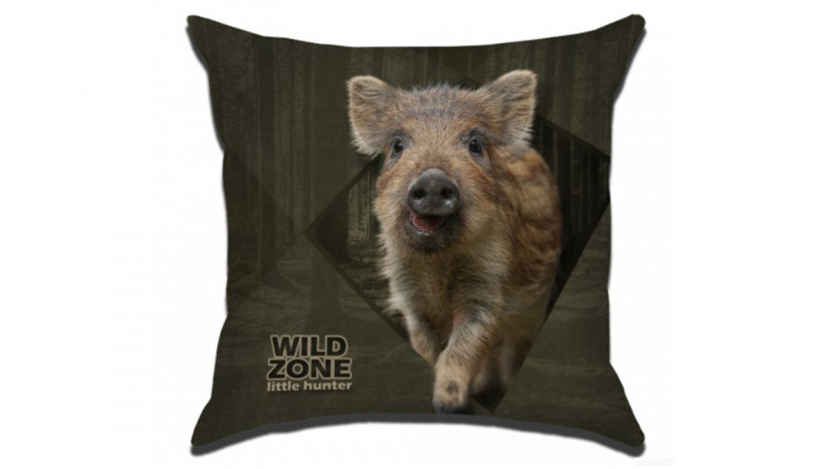 WILDZONE Classic Baby állatmintás gyerekpárna vadmalacos