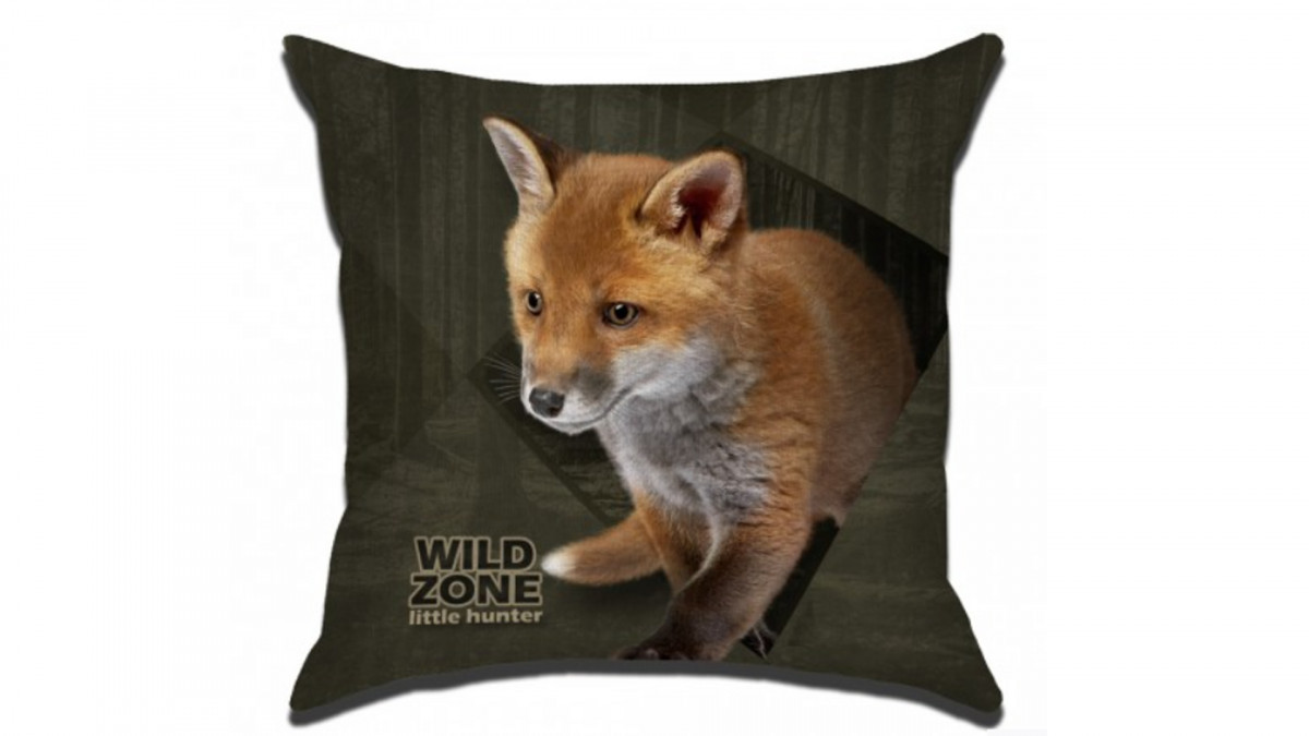 WILDZONE Classic Baby állatmintás gyerekpárna rókás