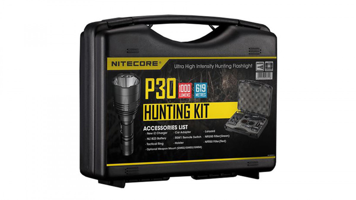 Nitecore NEW P30 Vadászlámpa Szett Economic